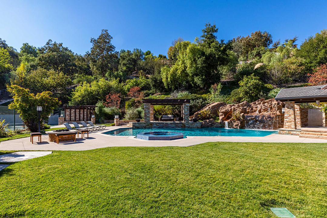 Pool at a a Star Wars-themed mansion