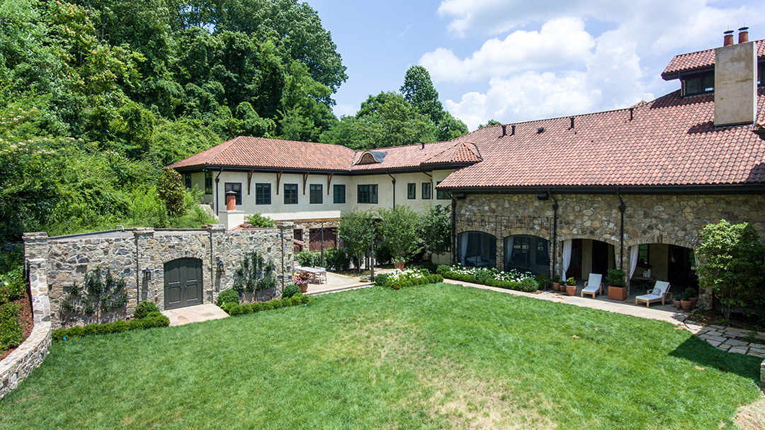 Back exterior of Kristin Cavallari's Nashville mansion