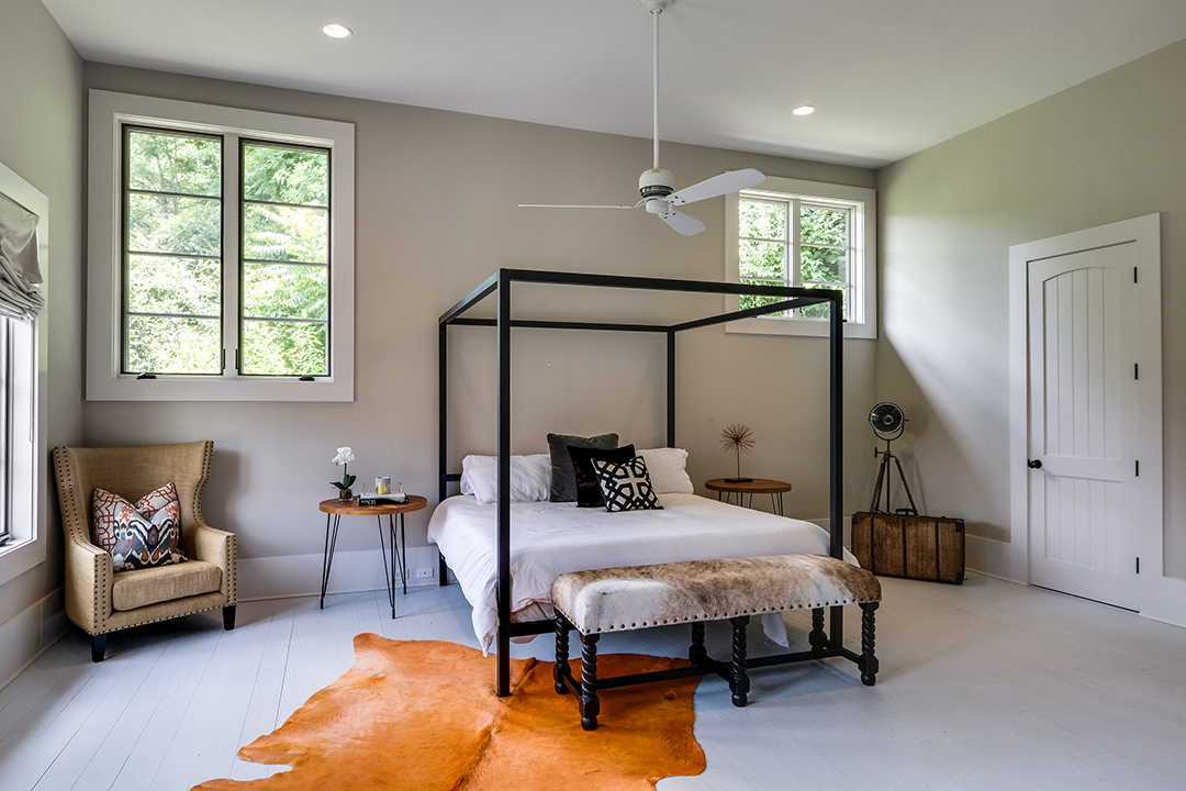 Bedroom in Kristin Cavallari's Nashville mansion