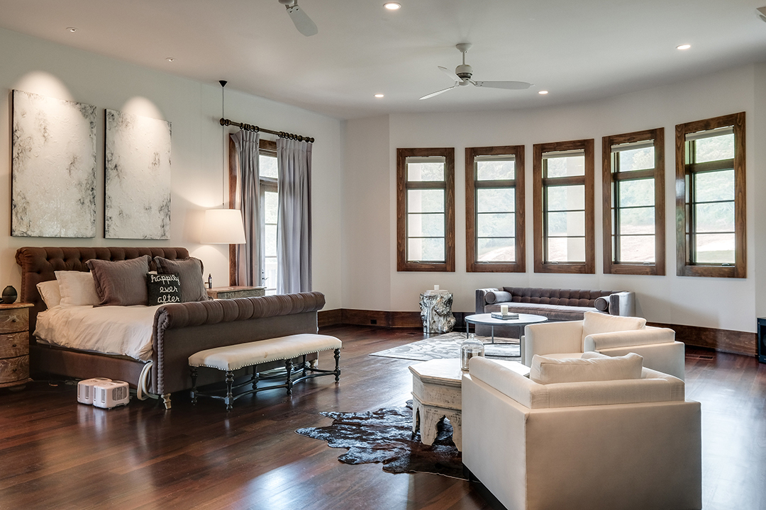 Master bedroom at Kristin Cavallari's Nashville mansion