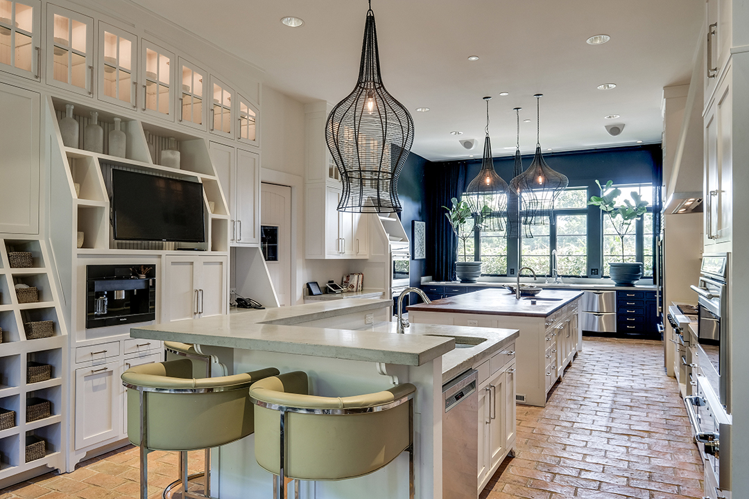 Large kitchen in Kristin Cavallari's Nashville mansion