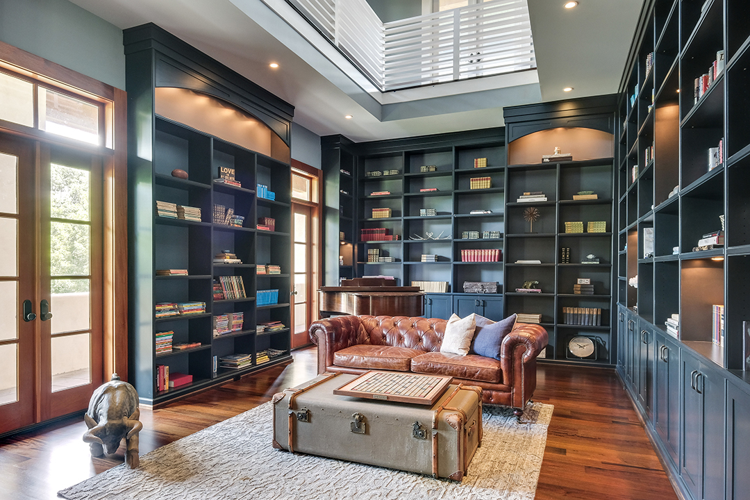 Library in Kristin Cavallari's Nashville mansion