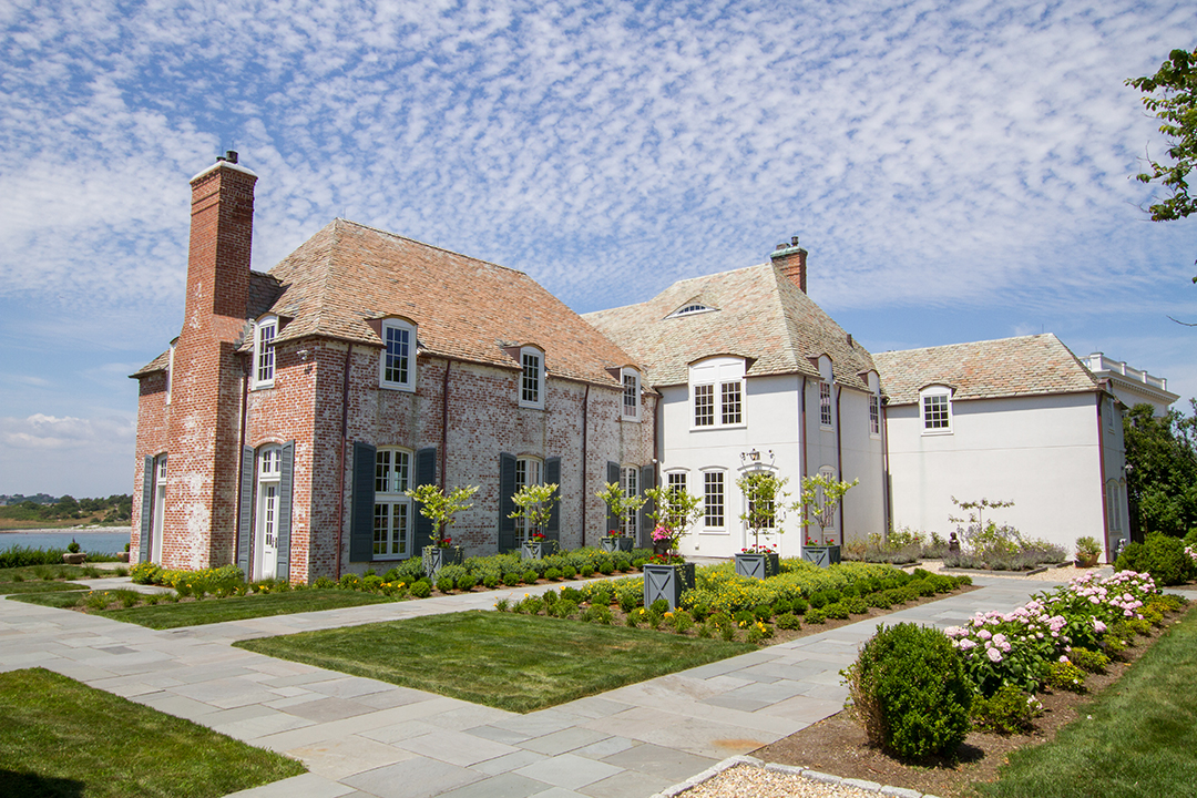 Main house at Plaisance, a Newport Mansion For Sale