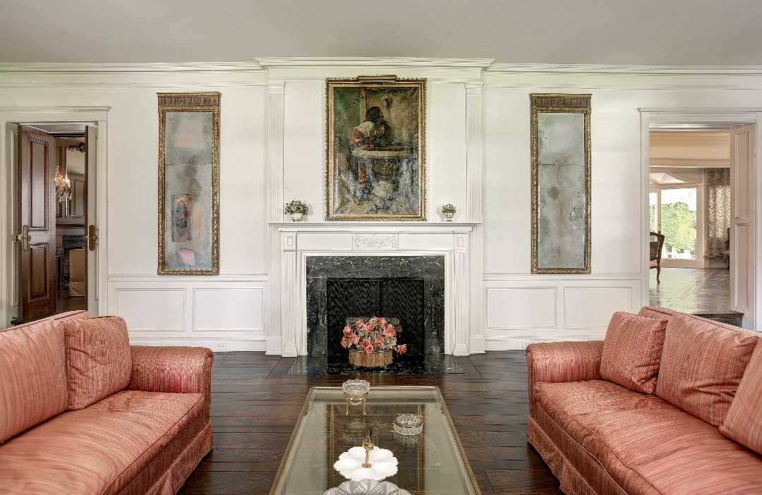 Fireplace at Ronald Reagan's LA Home