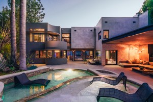 Adam Lambert Hollywood Hills Home Exterior Pool And Lounge