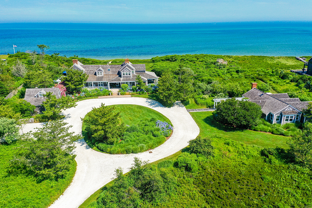 Beachfront Nantucket Estate Front Exterior