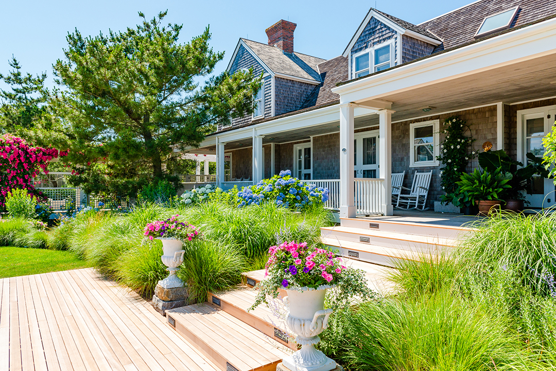 Beachfront Nantucket Estate Entrance