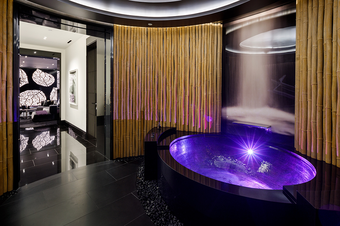 Beverly Hills Contemporary Home Spa