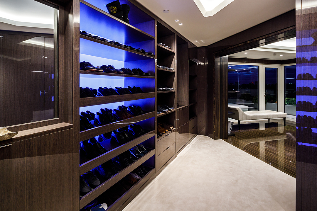 Beverly Hills Contemporary Home Closet