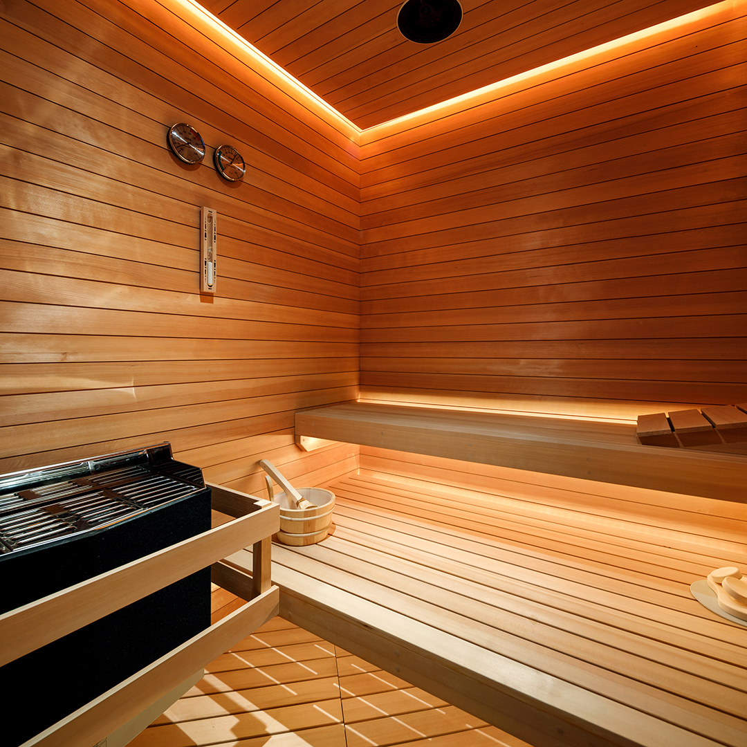 Beverly Hills Contemporary Home Sauna