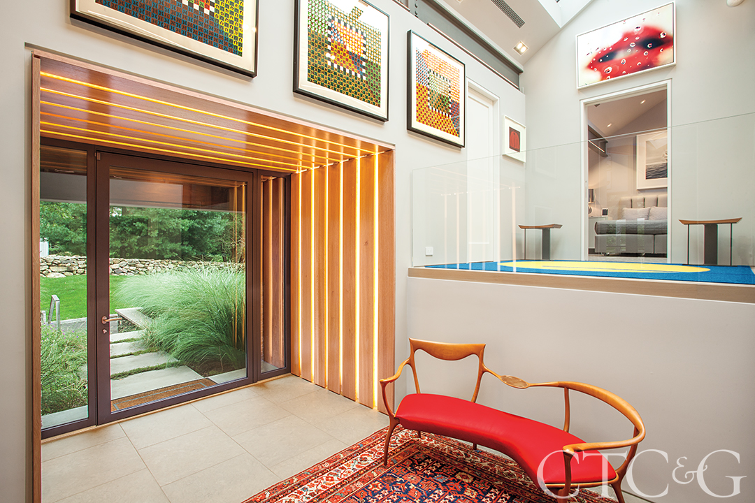 Front door and main entryway