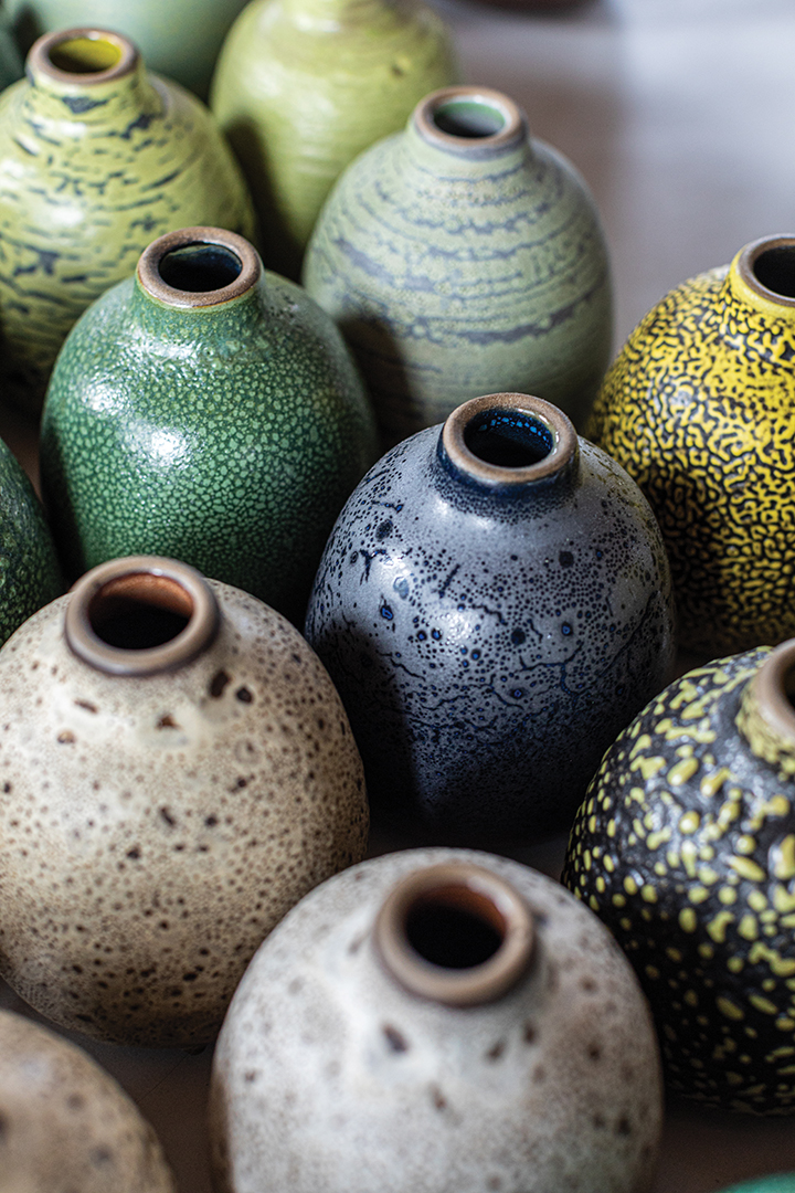 Heath Ceramics Clay Circle Vases