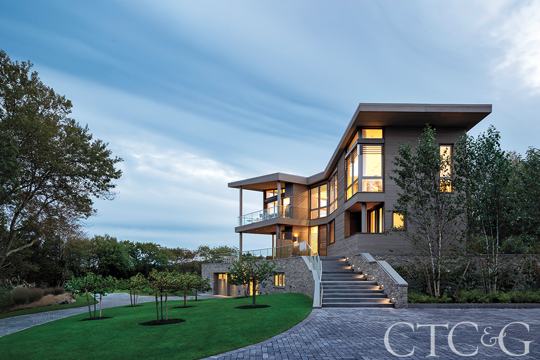 Side View of Modern House