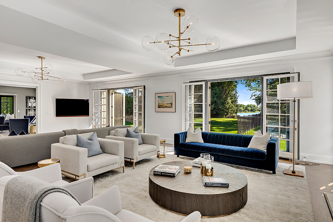 Stanley Cup Champion Brad G. Richards Georgian Colonial Living Room