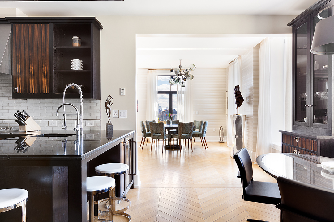 Walker Tower Chelsea Apartment Kitchen and Dining Room