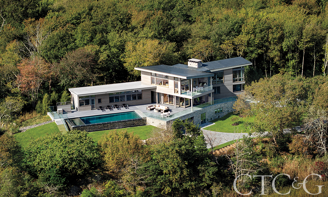 Zoomed in Photo of Modern Hosue