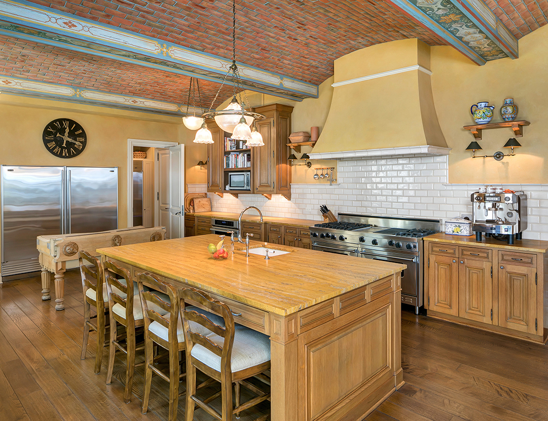 Kitchen at Bon Jovi's New Jersey Estate