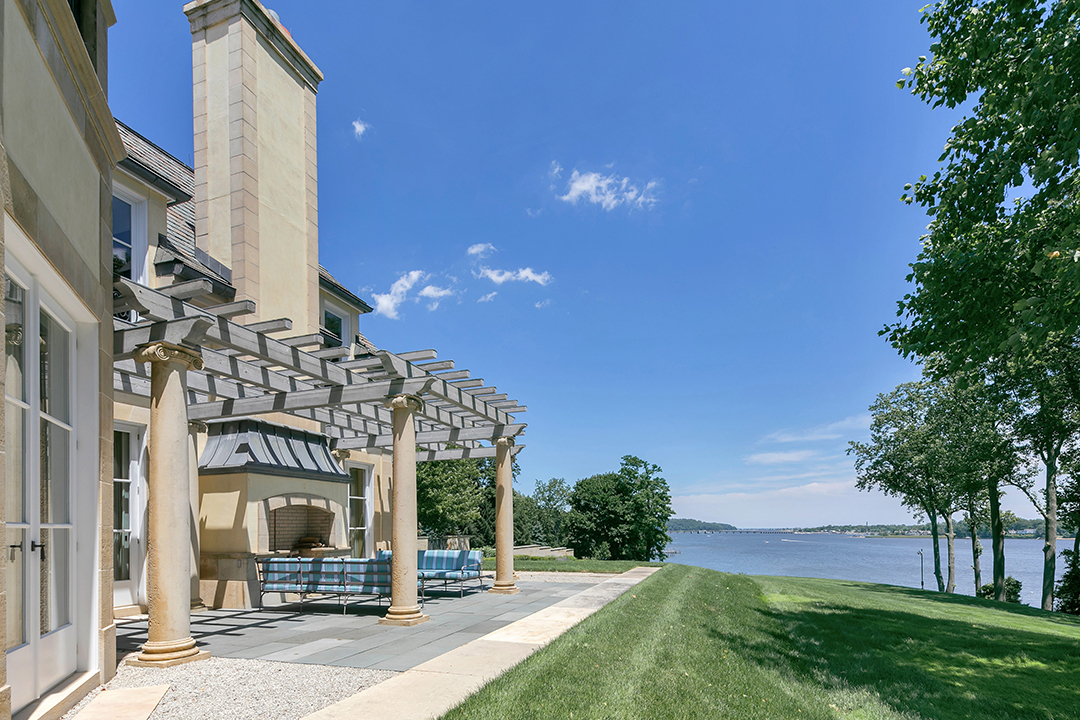 Terrace at Bon Jovi's New Jersey Estate
