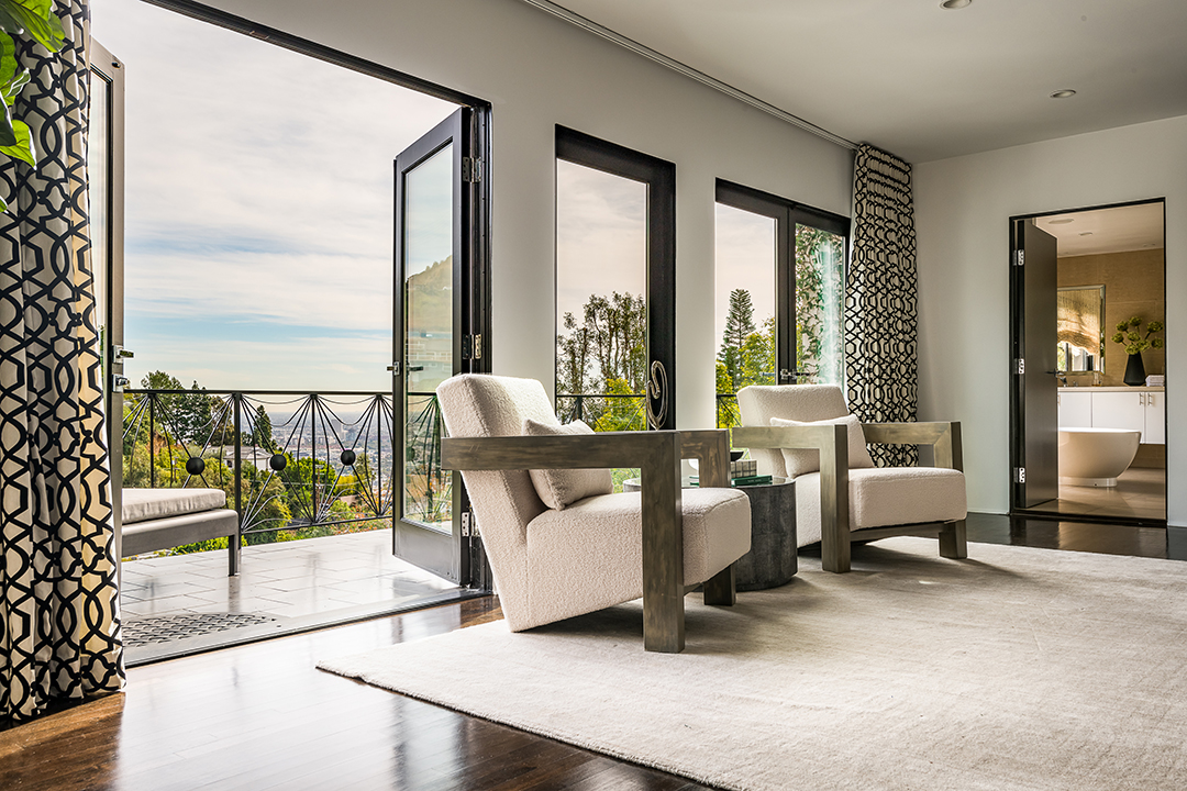 Terrace at Judy Garland's Hollywood Home