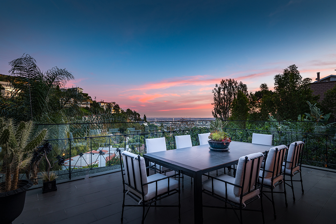 Terrace at Judy Garland's Hollywood Home