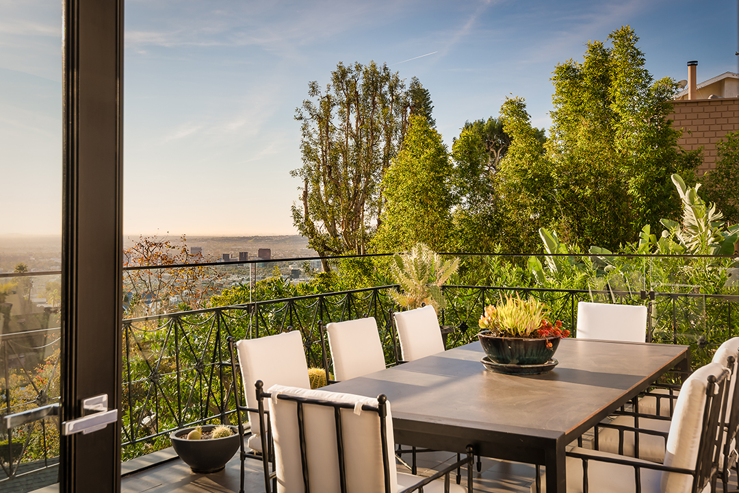 Terrace at Judy Garland's Hollywood Home
