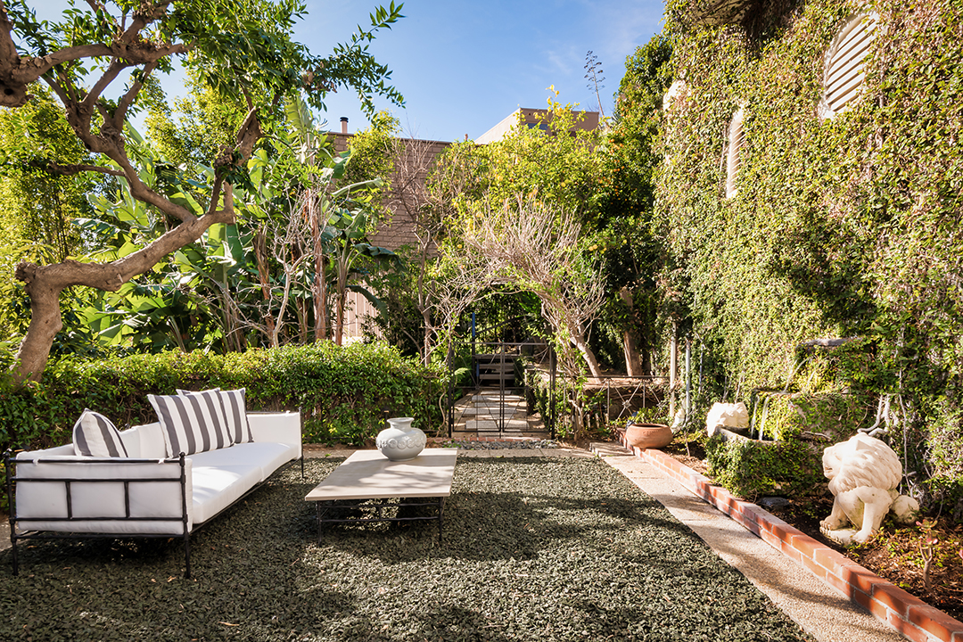 Garden at Judy Garland's Hollywood Home