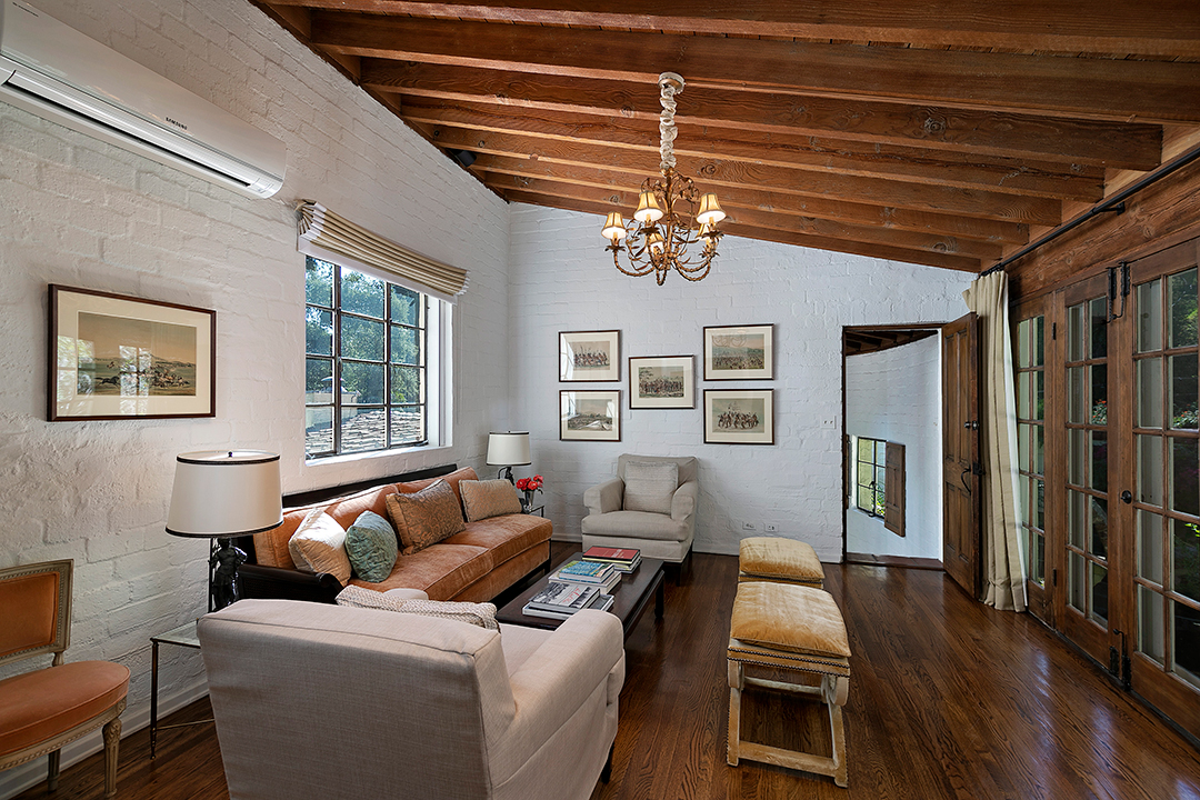 Den at Katharine Hepburn's Former home