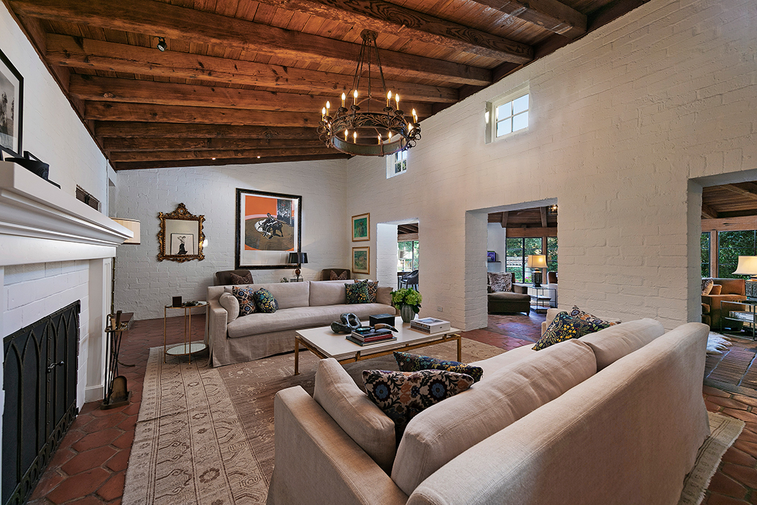 Living room in Katharine Hepburn's Former home