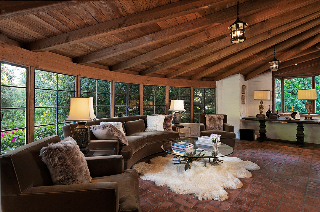 Living room in Katharine Hepburn's Former home