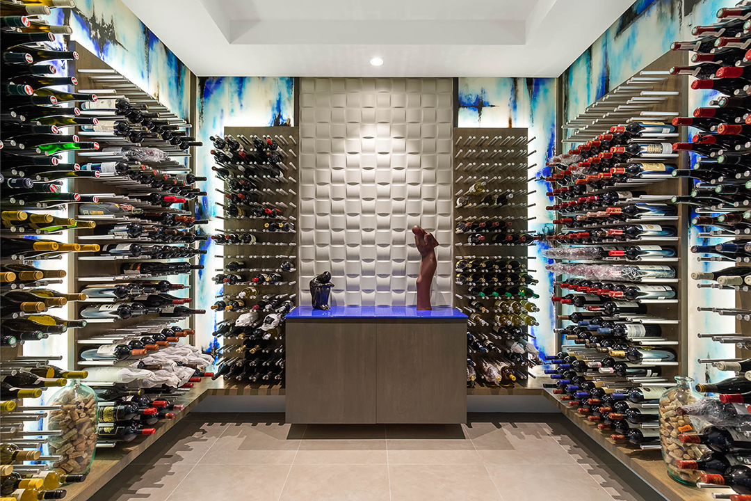 Renowned Artist Lists Imaginative Westchester Estate For 7 199m Wine Room