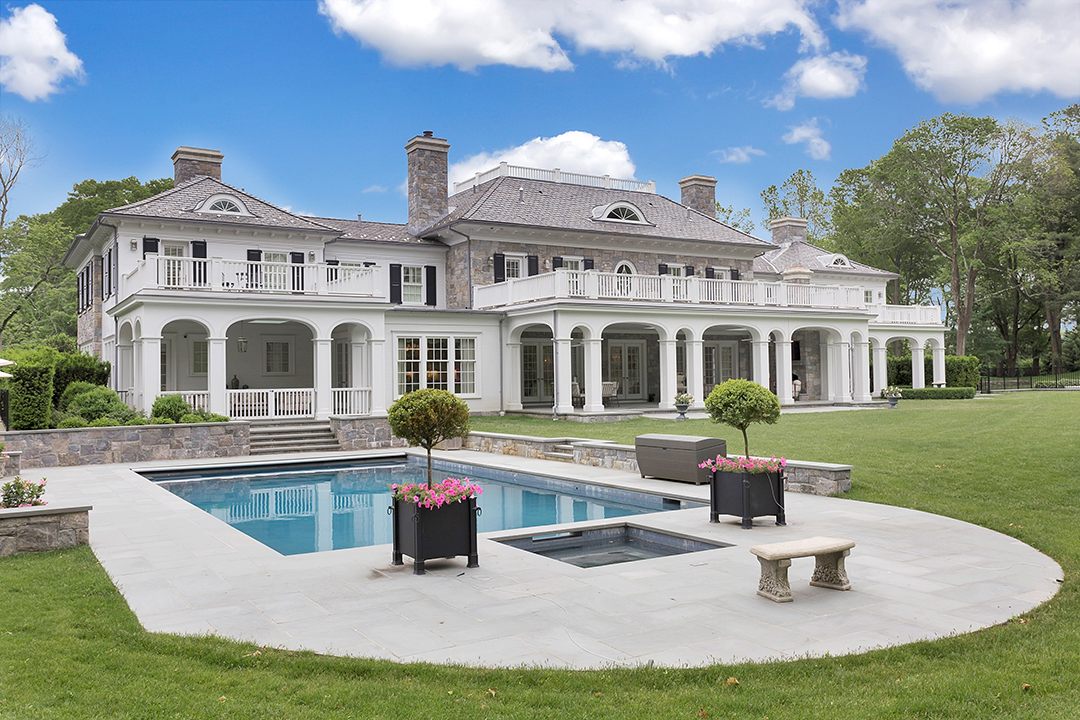 135 Field Point Circle Greenwich Estate Exterior Pool