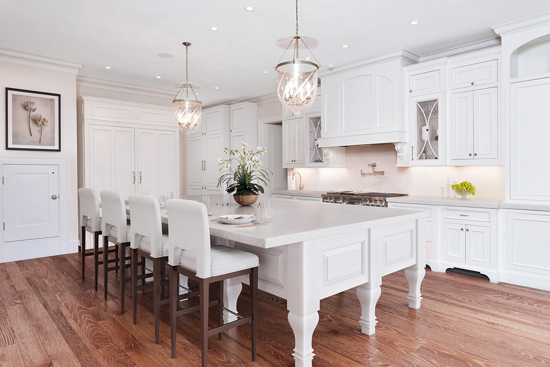 135 Field Point Circle Greenwich Estate Kitchen Island