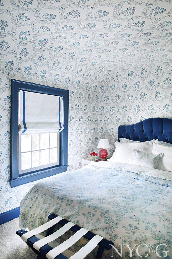 1920 Scarsdale Traditional Home Guest Room