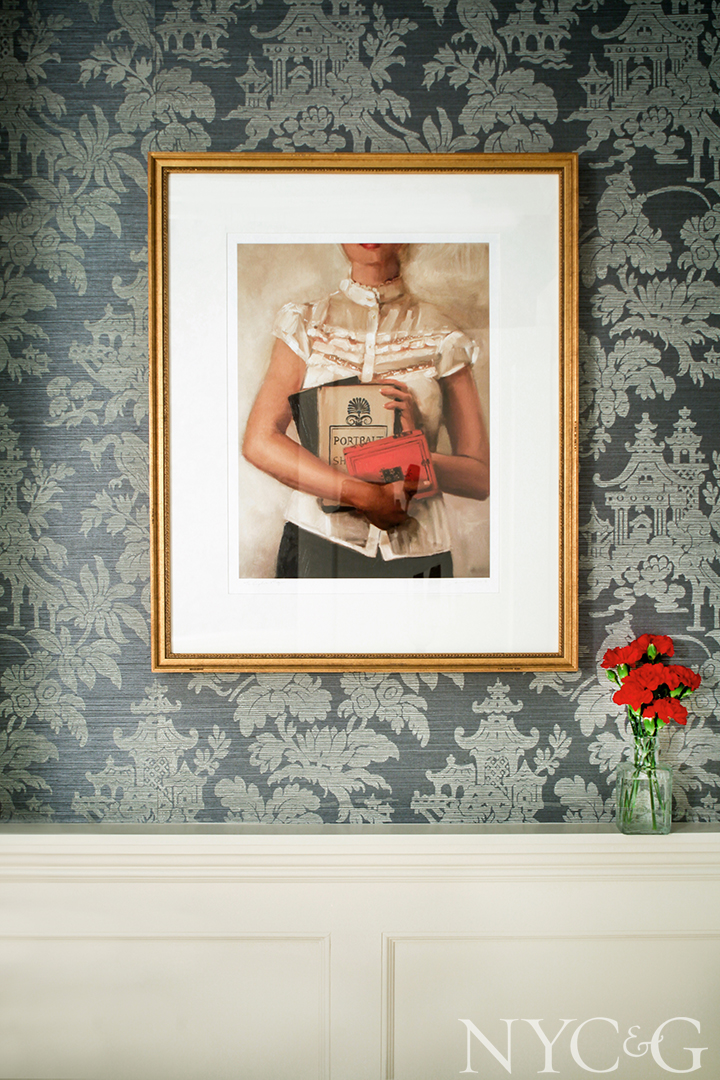 1920 Scarsdale Traditional Home Powder Room