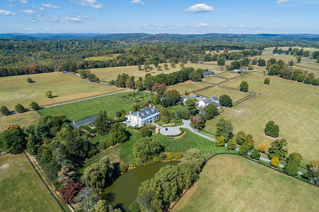 Calvin Klein Equestrian Estate Birds Eye View