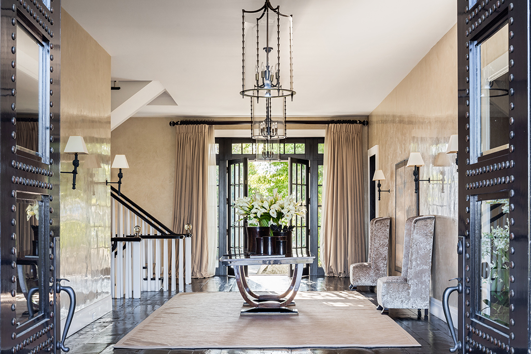 Calvin Klein Equestrian Estate Entry Foyer
