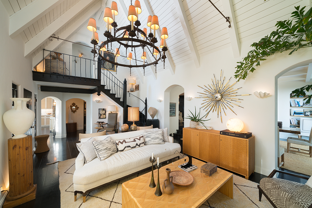 Jean Louis Deniot California Home Living Room And Upstairs