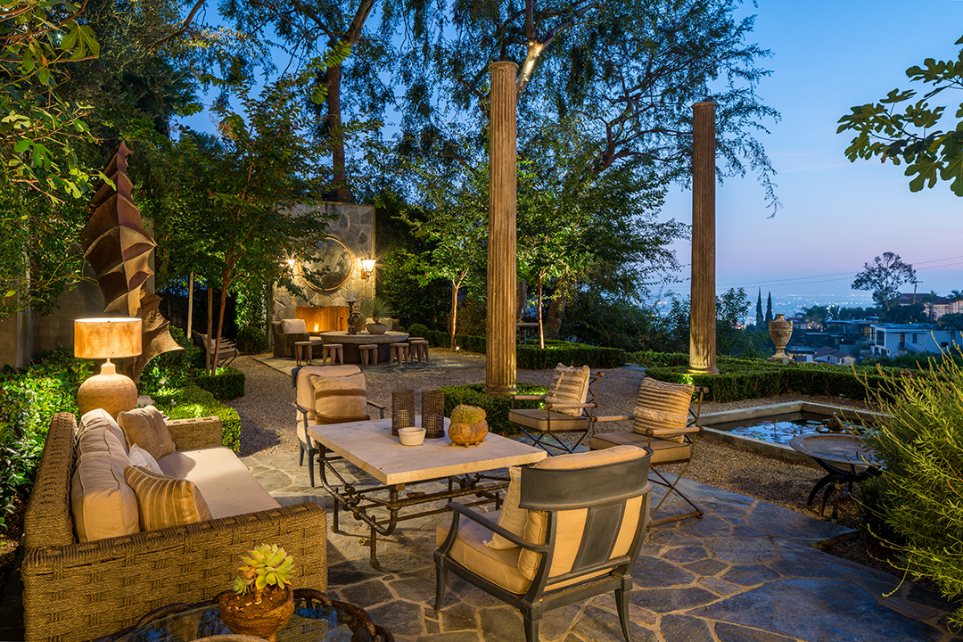 Jean Louis Deniot California Home Night Exterior Lounge