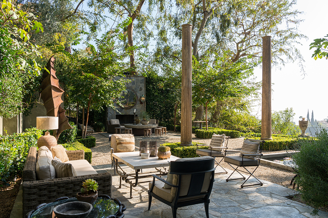 Jean Louis Deniot California Home Outside Patio