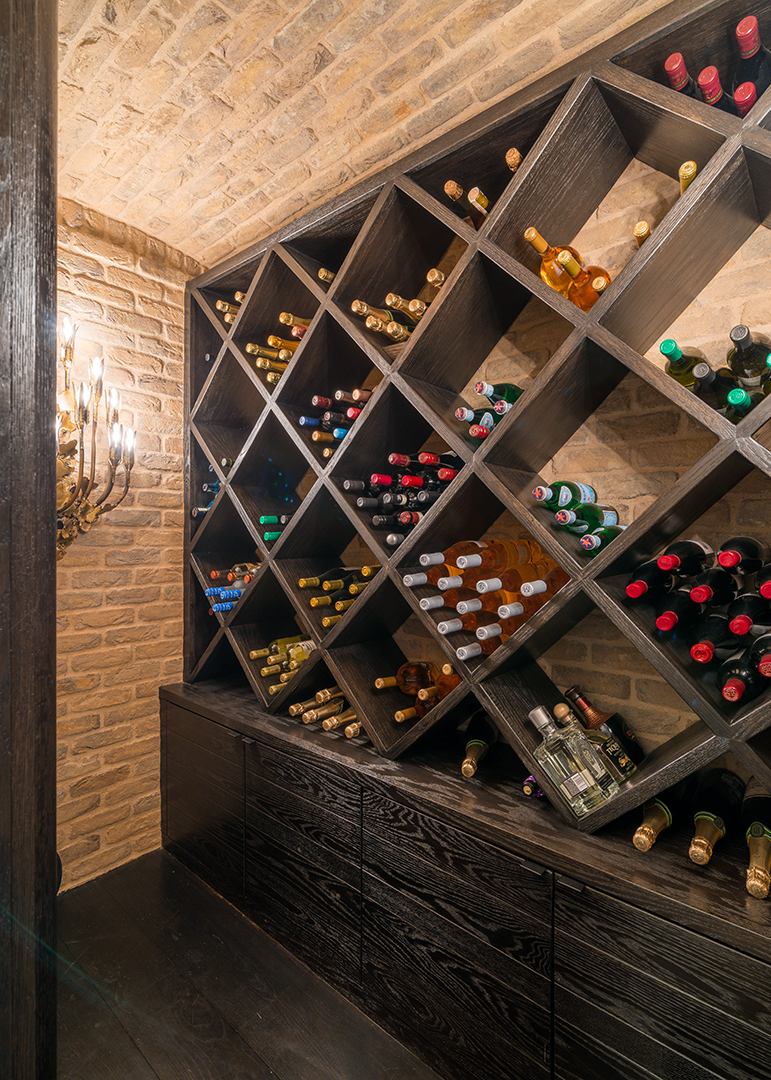 Jean Louis Deniot California Home Wine Cellar