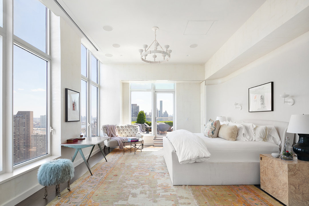 Jennifer Lawrence Upper East Side Penthouse Bedroom