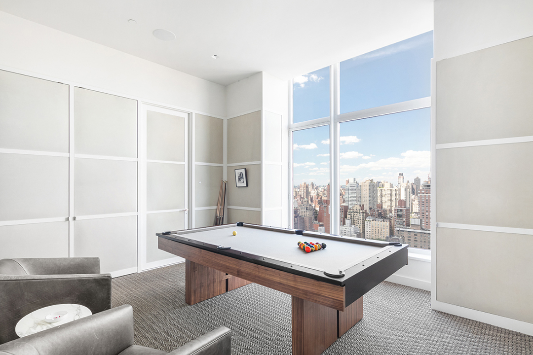 Jennifer Lawrence Upper East Side Penthouse Game Room