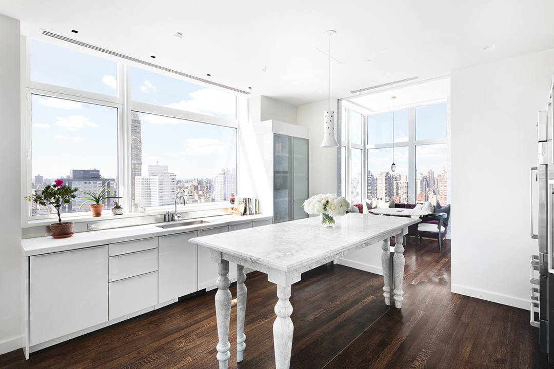 Jennifer Lawrence Upper East Side Penthouse Kitchen Views