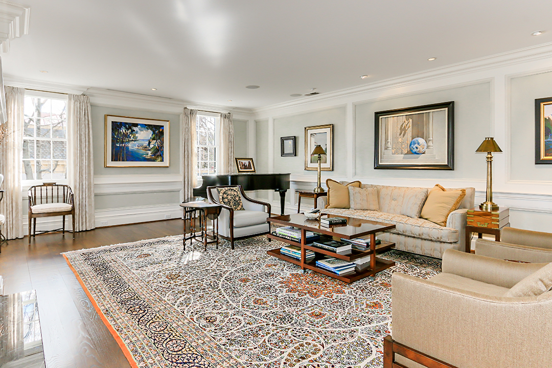 John F Kennedy Former Washington Dc Home For Sale Formal Living Room