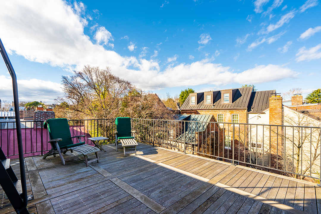 John F Kennedy Former Washington Dc Home For Sale Roofdeck