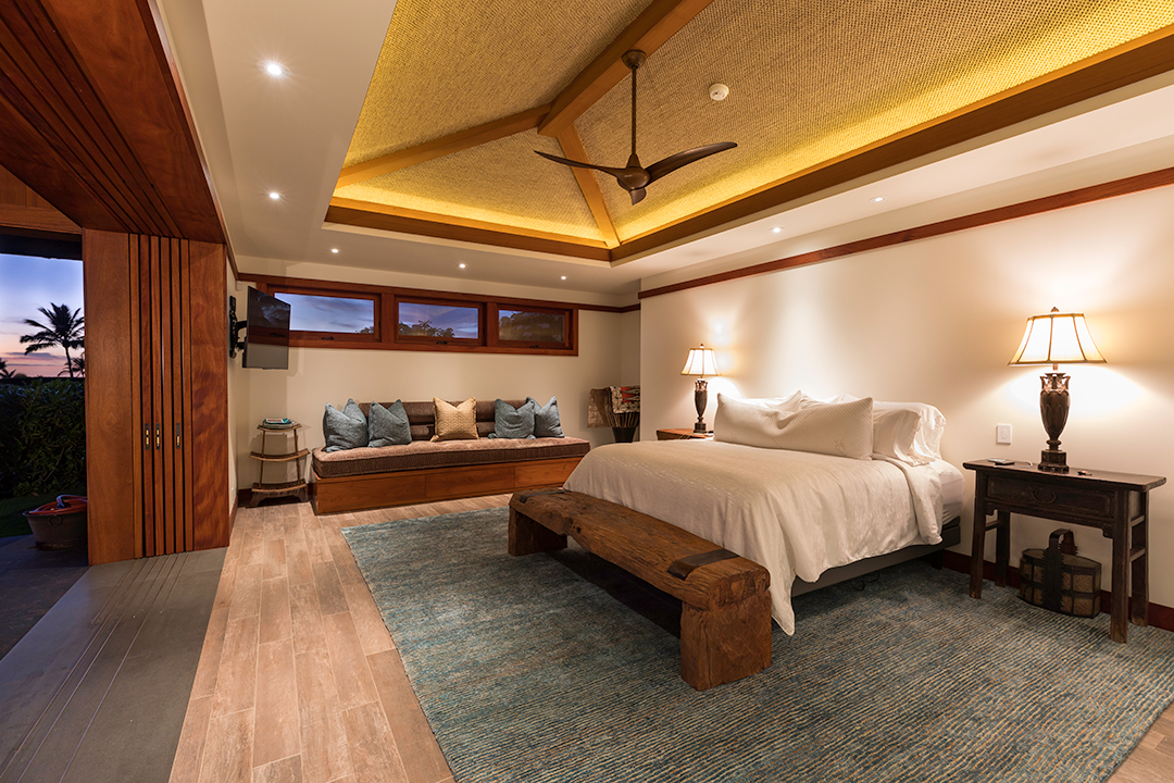 Kohanaiki Hawaiin Estate Bedroom