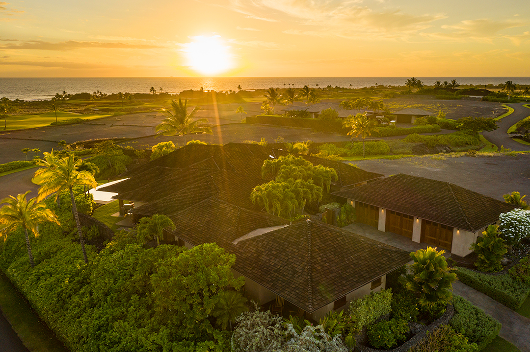 Kohanaiki Hawaiin Estate Sunset