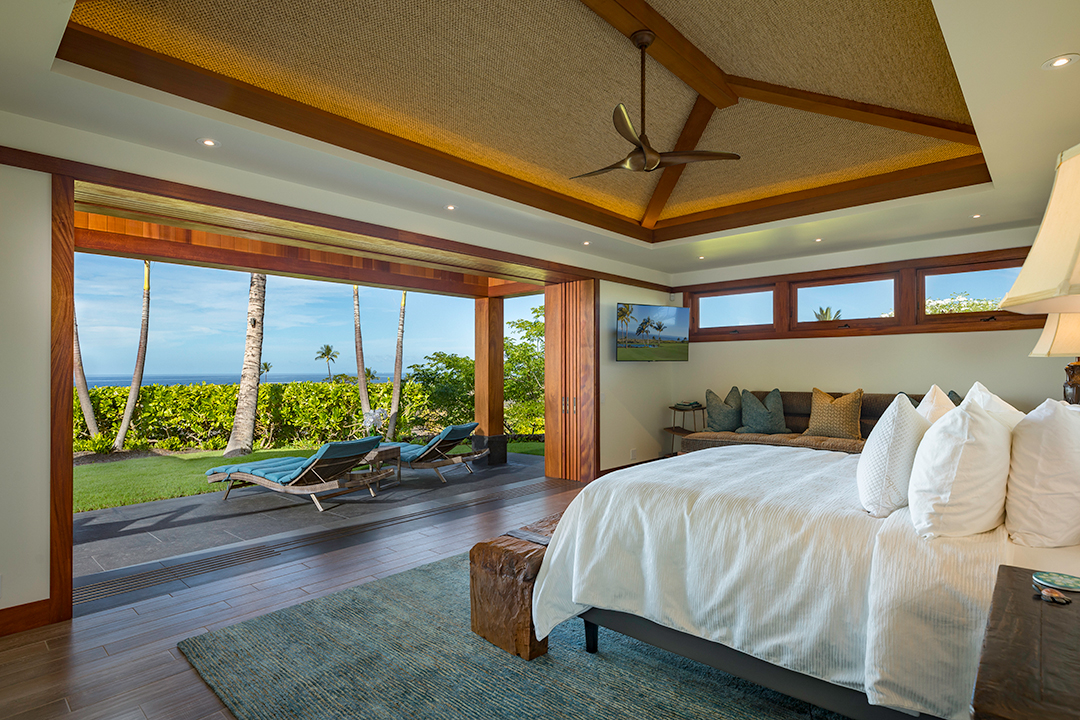 Kohanaiki Hawaiin Estate Outdoor Bedroom