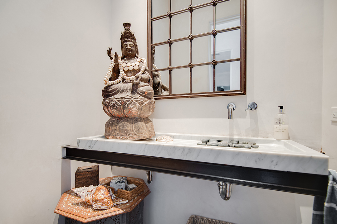 Marc Jacobs Former Moroccan Rental Powder Room Sink