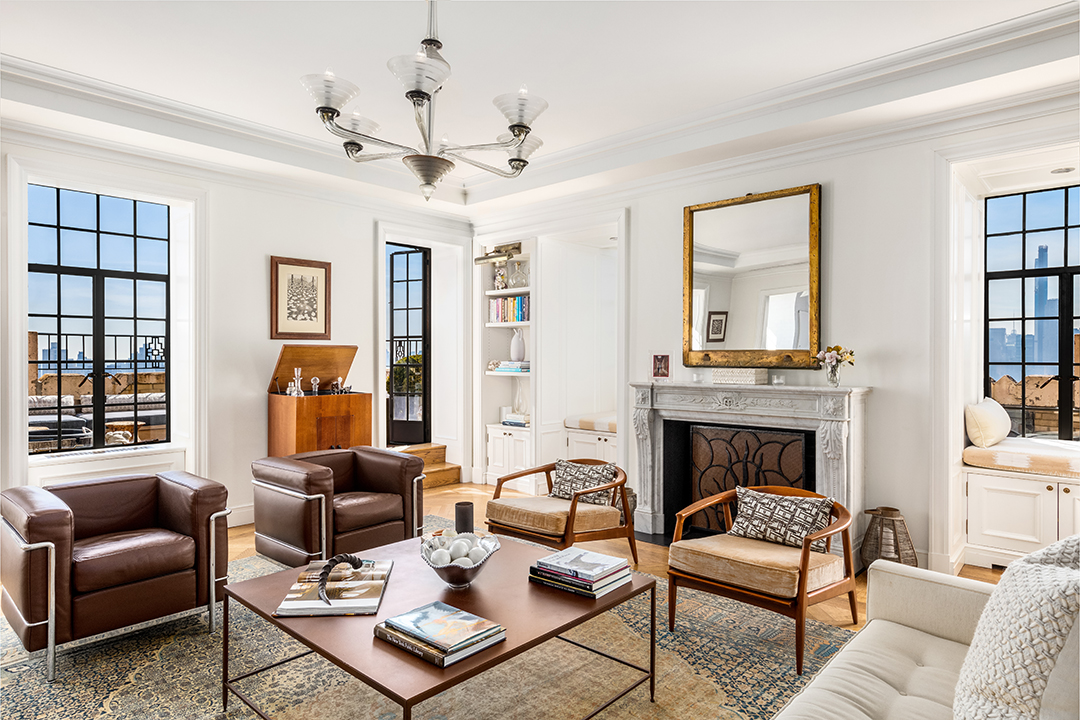 Moby Central Park Penthouse Living Room